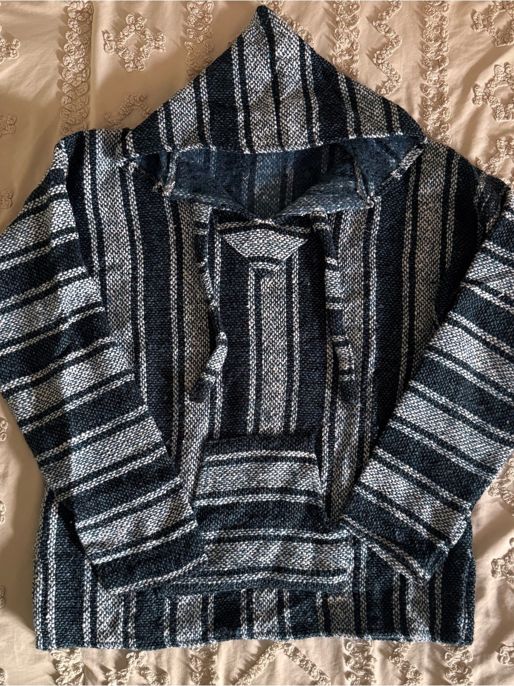 Striped Baja Hoodie Sweater